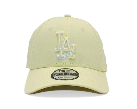 Kšiltovka New Era - MLB Team Outline 9FORTY - LA Dodgers - Yellow / White