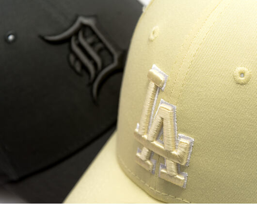 Kšiltovka New Era - MLB Team Outline 9FORTY - LA Dodgers - Yellow / White