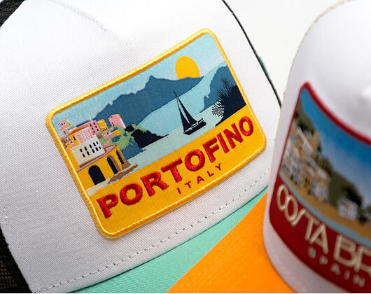 Kšiltovka New Era - Branded Location Patch 9FORTY A-Frame Trucker - Green