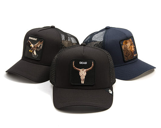 Kšiltovka Goorin - Dead Skull Trucker - Void