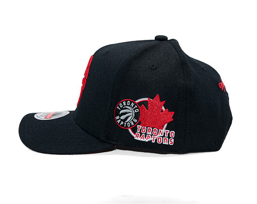 Kšiltovka Mitchell & Ness - NBA - Custom Patch - Toronto Raptors - Black