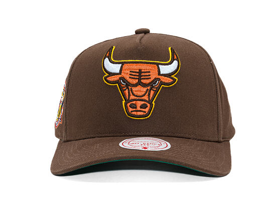 Kšiltovka Mitchell & Ness - NBA - Chestnut Peak - Chicago Bulls - Brown