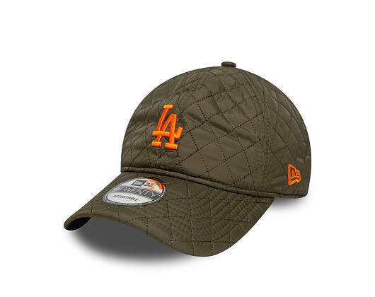 Kšiltovka New Era - MLB Quilted 9TWENTY - LA Dodgers - Green / Orange