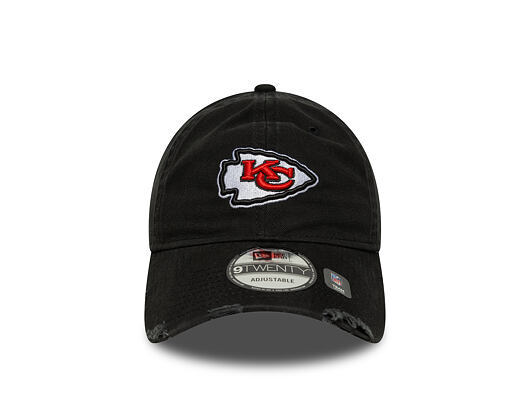 Kšiltovka New Era - NFL Wash & Distressed 9TWENTY - Kansas City Chiefs - Black