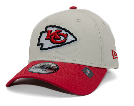 Kšiltovka New Era - NFL Wordmark 9FORTY - Kansas City Chiefs - Cream / Team Color