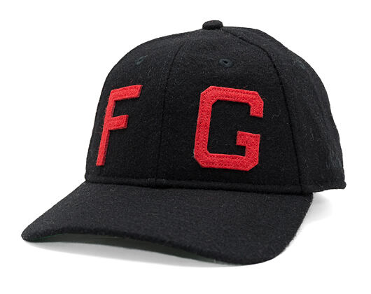 New Era - Fear Of God - 9FORTY Unstructured Felt Logo - Kansas City Monarchs - Black / Red