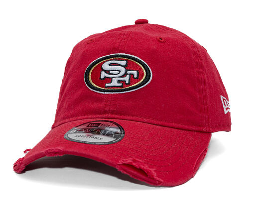 Kšiltovka New Era - NFL Wash & Distressed 9TWENTY - SF 49ers - Scarlet