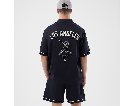 Triko New Era - MLB Graphic Riviera Tee - LA Dodgers - Navy