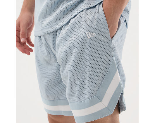 Kraťasy New Era - Branded Oversized Mesh Shorts - Sky Blue