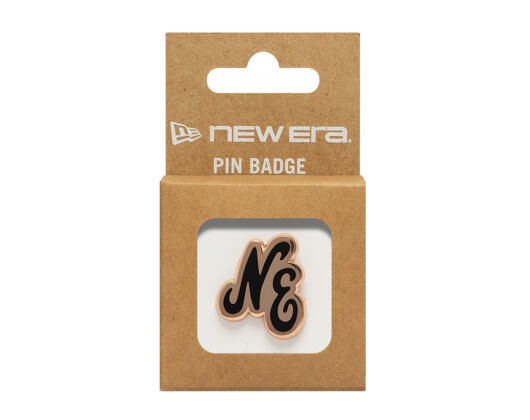 Připínáček New Era - Branded Cap Pin Script - Gold / Black