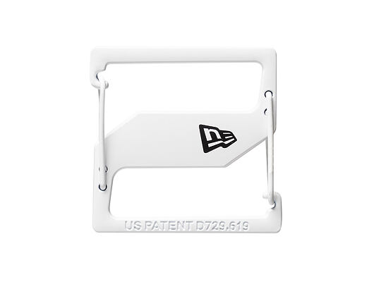Karabina New Era - Branded Cap to Bag/Belt Clip - White