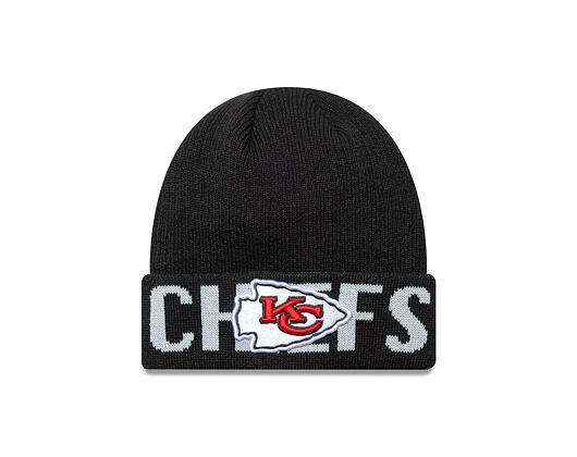 Kulich New Era - NFL Wordmark Beanie - Kansas City Chiefs - Black