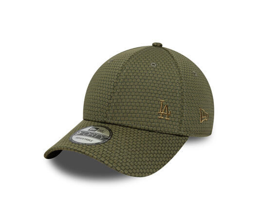 Kšiltovka New Era - MLB Flawless Mesh 9FORTY - LA Dodgers - New Olive
