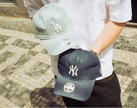 Dámská Kšiltovka New Era - MLB Denim 9TWENTY A-Frame - NY Yankees - Navy