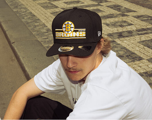 Kšiltovka New Era - NHL Stated 9SEVENTY Stretch-Snap - Boston Bruins - Team Color