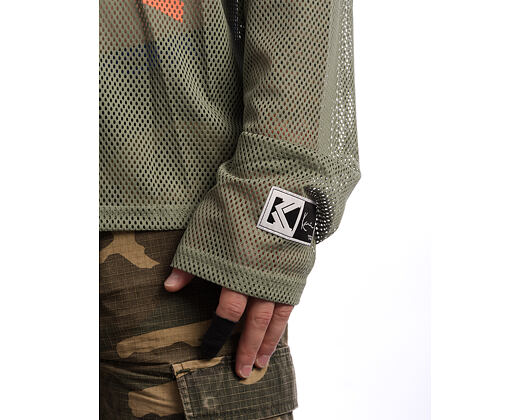 Triko s dlouhým rukávem Karl Kani - Stencil Mesh Boxy Longsleeve