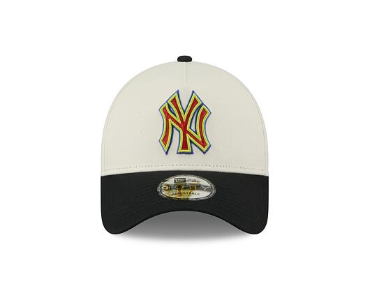 Kšiltovka New Era - MLB Thermal Vision 9FORTY A-Frame - NY Yankees - Chrome White