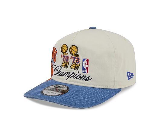 Kšiltovka New Era - NBA "Hardwood Classic Champions" 19TWENTY - NY Knicks - Chrome White / Team Colo