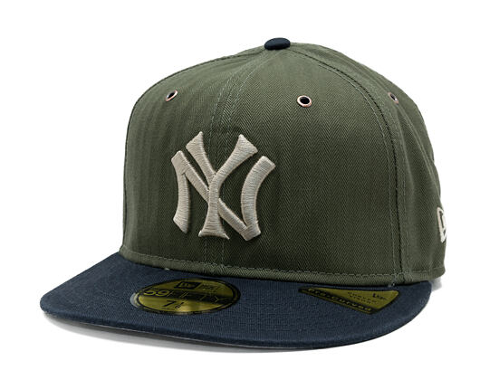 Kšiltovka New Era - MLB Three Looms "American Herringbone" 59FIFTY - NY Yankees - Team Color