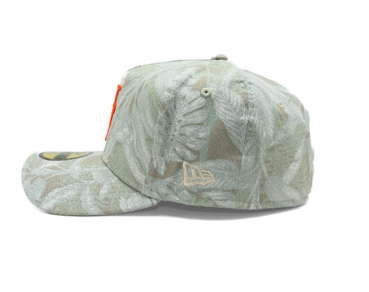 Kšiltovka New Era - MLB Three Looms "Leafy Palm" 59FORTY A-Frame - NY Mets - Stone