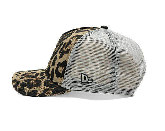 Dámská Kšiltovka New Era - MLB Summer Leopard 9FORTY M-CROWN A-Frame Trucker - NY Yankees - Brown