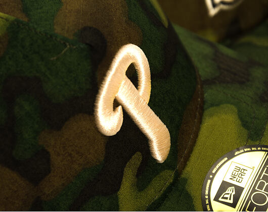 Kšiltovka New Era - MLB Ripstop Camo 59FORTY - Philadelphia Phillies - Woodland Camo