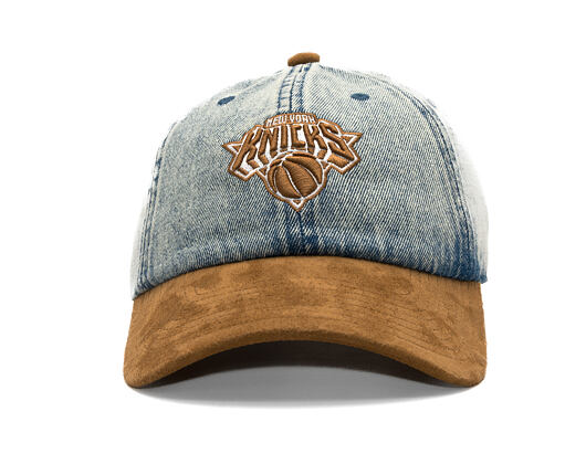 Kšiltovka Mitchell & Ness - Den Suede Strapback - NBA - New York Knicks - Blue