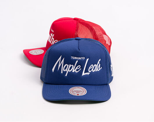 Kšiltovka Mitchell & Ness - Head Coach Trucker - NHL - Toronto Maple Leafs - Navy