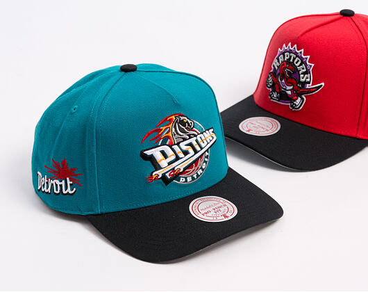 Kšiltovka Mitchell & Ness - In The City Hwc - NBA - Detroit Pistons - Teal