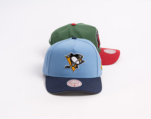 Kšiltovka Mitchell & Ness - Legendary Home - NHL - Pittsburgh Penguins - Light Blue