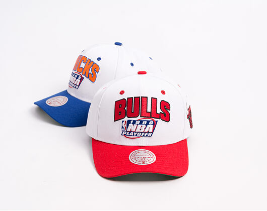 Kšiltovka Mitchell & Ness - Post Season - NBA - Chicago Bulls - White