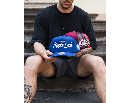 Kšiltovka Mitchell & Ness - Head Coach Trucker - NHL - Toronto Maple Leafs - Navy