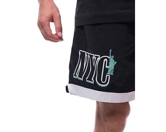 Kraťasy Mitchell & Ness - In The City 7In Nylon Shorts - NBA - New York Knicks -Black