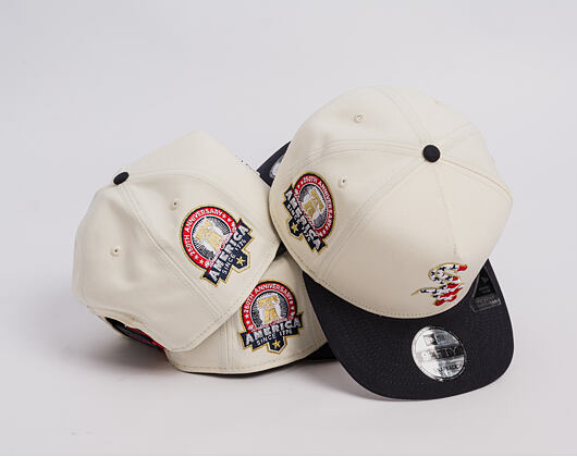 Kšiltovka New Era - MLB "American Flag" 9FIFTY - NY Yankees - Chrome White
