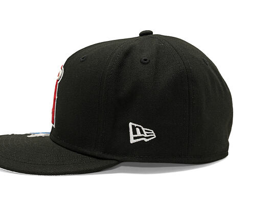 Kšiltovka New Era - MLB "Tidal Wave" 59FIFTY - Anaheim Angels - Black