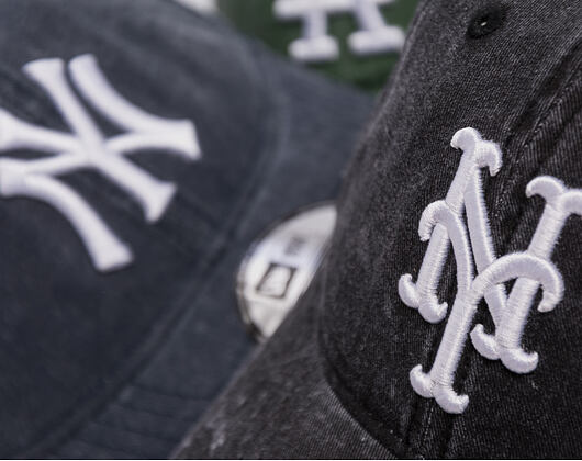 Kšiltovka New Era - MLB "Seasonal Overwash" 9TWENTY - NY Mets - Black