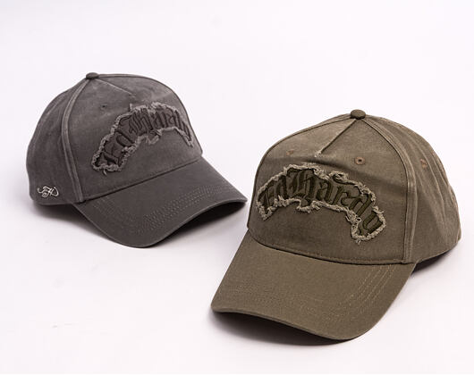 Kšiltovka Ed Hardy - Distressed Gothic 6 Panel Cap - Olive
