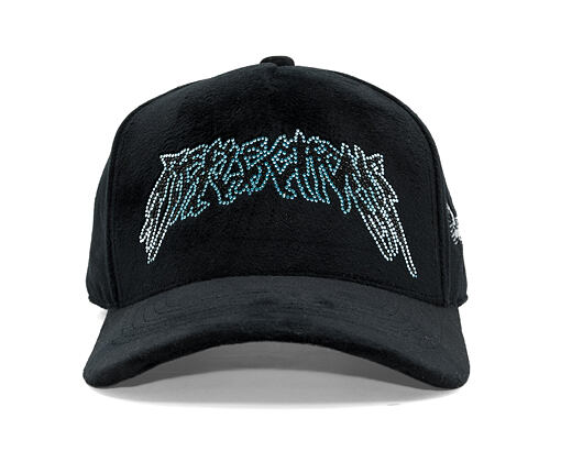 Kšiltovka Reflection Luxury New Angel Cap - Black Baby Blue Script