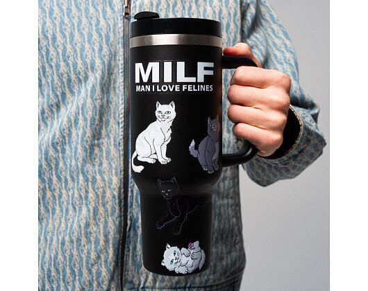 Láhev Rip N Dip - Man I Love Felines Big Ol Cup Tumbler Black