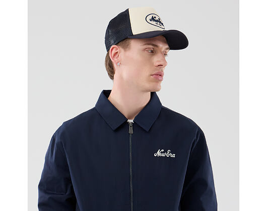 Bunda New Era - Branded Shacket - Navy - Zip Front