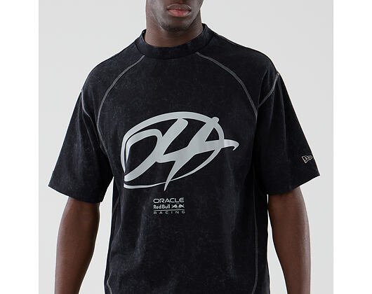Triko New Era - F1 Drop Shoulder Tee - RED BULL F1 - Black