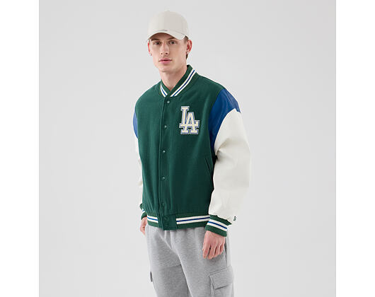 Bunda New Era - MLB Varsity Jacket - LA Dodgers - Cilantro Green