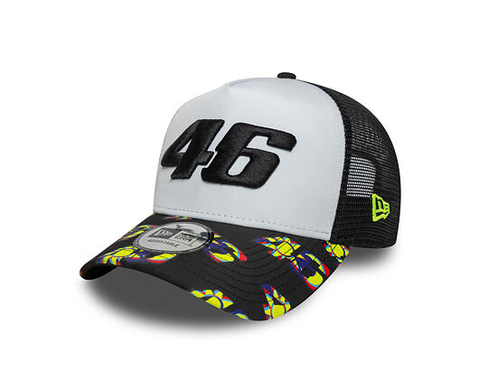 Kšiltovka New Era - Print Visor 9FORTY A-Frame Trucker - Black