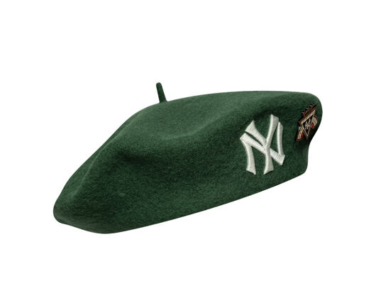 Baret New Era - MLB IMAGE DROP Retro Pin Beret - NY Yankees - Green