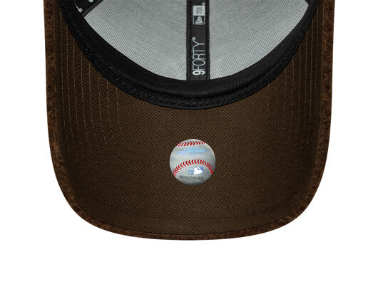 Kšiltovka New Era - MLB Winter Tedddy Fleece 9FORTY - NY Yankees - Deep Auburn