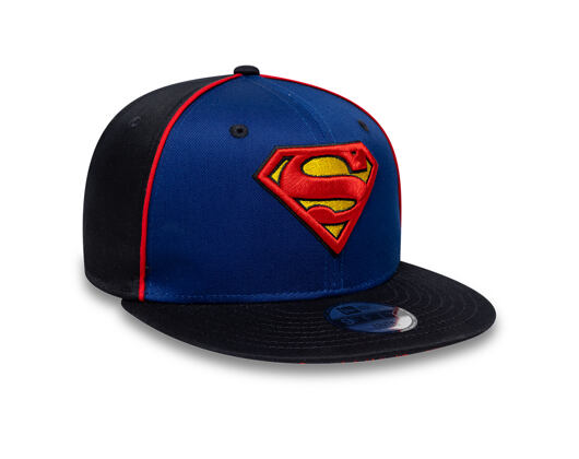 Dětská Kšiltovka New Era - DC Piping 9FIFTY - Superman - Royal / Navy