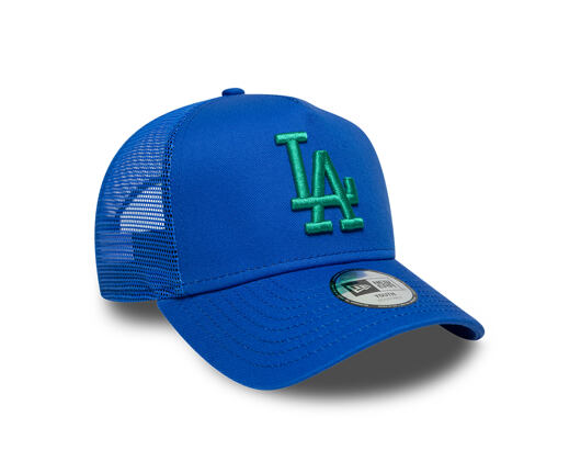 Dětská Kšiltovka New Era - MLB Essential 9FORTY A-Frame Trucker - LA Dodgers - Blue / Green