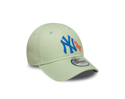 Dětská Kšiltovka New Era - MLB Dino Icon 9FORTY - NY Yankees - Soft Grass / Blue Bead