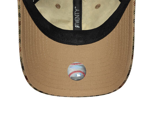 Kšiltovka New Era - MLB IMAGE DROP Water Repel Checker 9TWENTY - NY Yankees - Stone