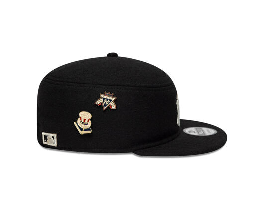 Kšiltovka New Era - MLB IMAGE DROP Pin Pillbox Armycap - NY Yankees - Black